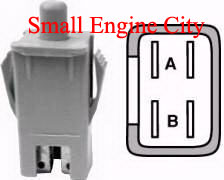 430-702-CU PUSH IN STYLE SWITCH  Replaces 725-3164 / 925-3164 / 725-3164A / 925-3164A / 725-3164AP / 925-3164AP