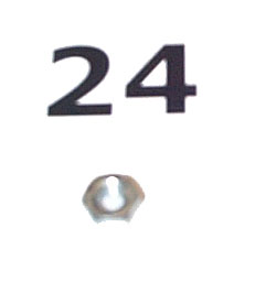 861592-HO 163 Honda FG100 1/4 X 20 Locking Nut
