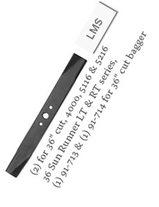 91-713-SI 390-36 Blade Fits Simplicity