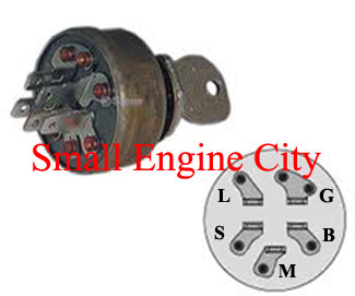 430-538-MT 091 Ignition Switch Replaces MTD 1734196, 1754207, 1813185, 1813523, 1820080, 1908112, 725-0267A